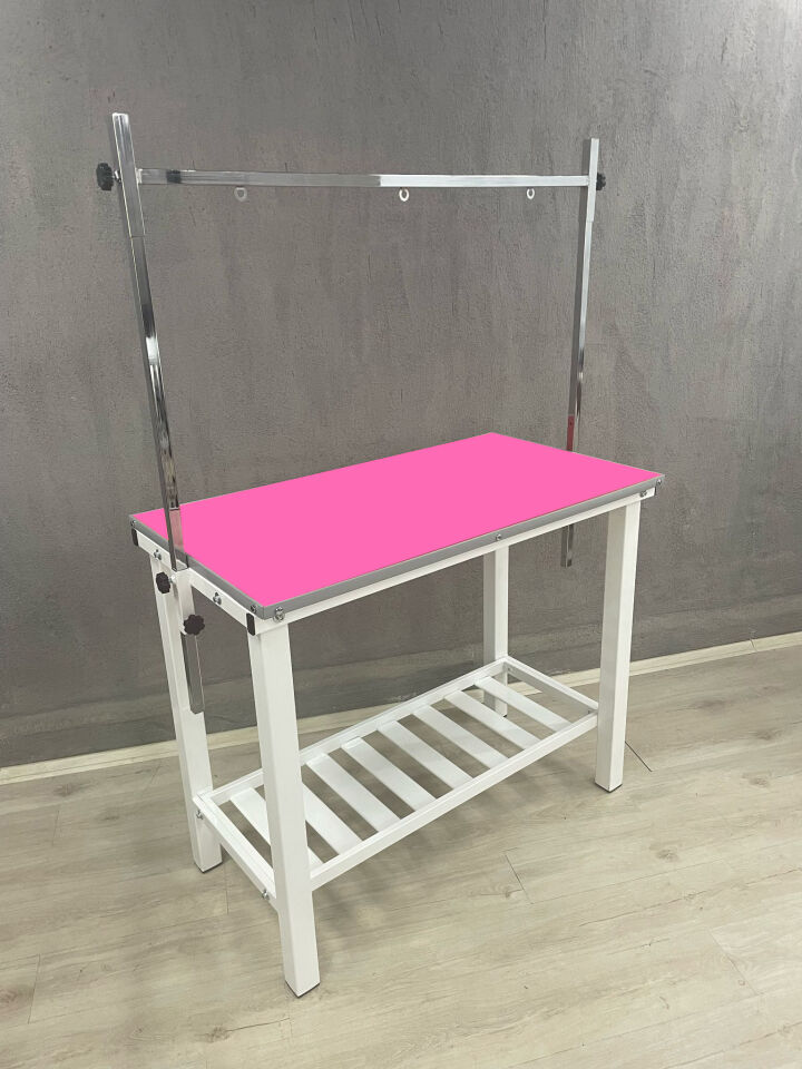 Sabit Traş Masası Pembe