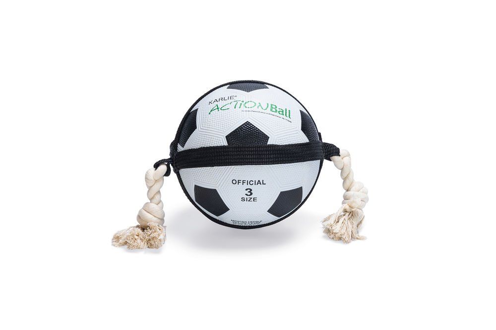Karlıe Köpek Futbol Topu 3 Numara 19 Cm (ipi Çıkarılabilir)