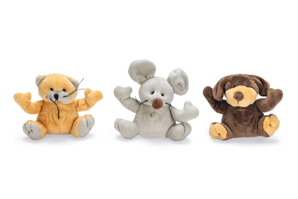 Karlıe Peluş Köpek Oyuncağı Çok Renkli