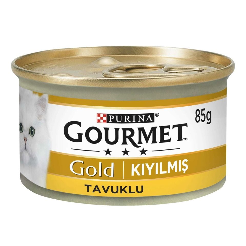 Gourmet Gold Kıyılmış Tavuklu Kedi Konserve Maması 85 Gr