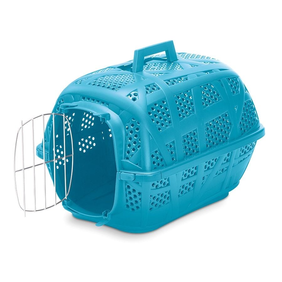 Imac Carry Sport Metal Kapılı Evcil Hayvan Taşıma Çantası Mavi 48,5x34x32cm