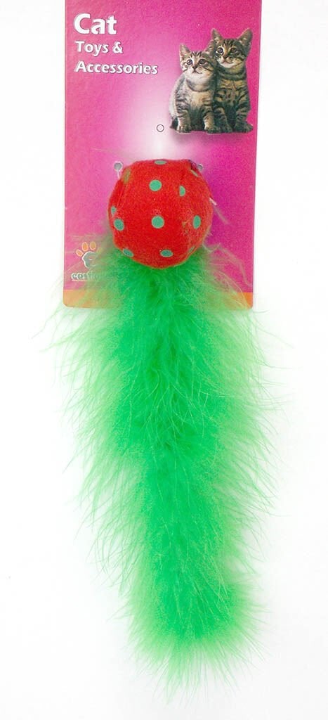 Eastland Tüylü Peluş Top Kedi Oyuncağı