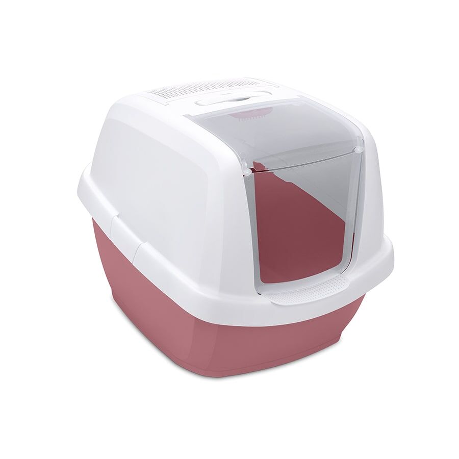 Imac Maddy Junıor Kapalı Kedi Tuvaleti Pembe/beyaz 57x43x41cm