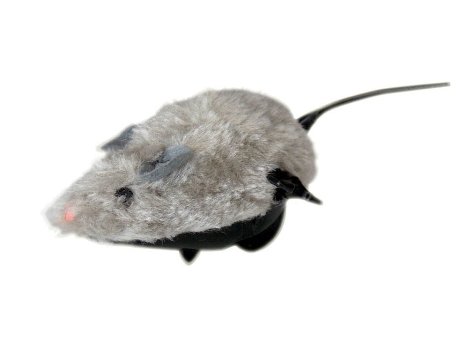 Eastland Kurmalı Peluş Fare 8x5,3x4.8 Cm Kedi Oyuncağı