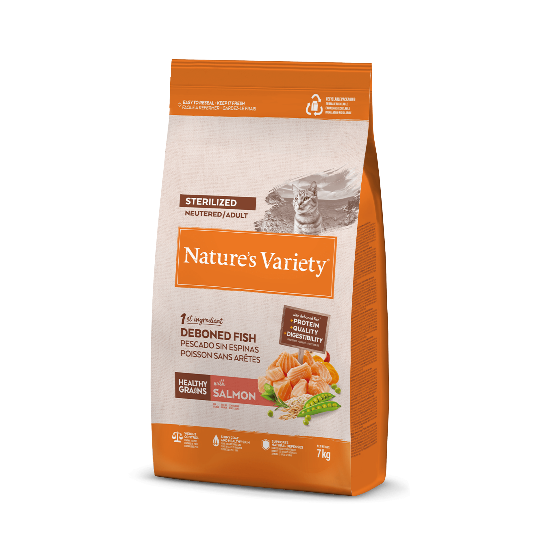 N.v. Cat Healthy Graıns Sterılızed Salmon 7kg