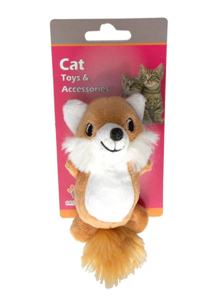 Eastland Peluş Hışırtıkedı Oyuncağı Tilki 9,5x5 Cm Kedi Oyuncağı