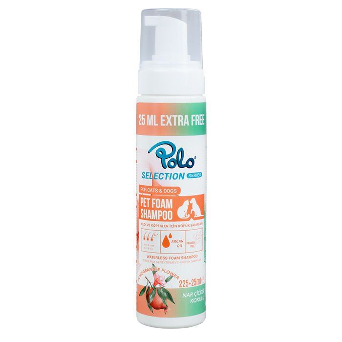 Polo Narçiçeği Kokulu Durulanmayan Kedi-Köpek Şampuanı 225+25ml