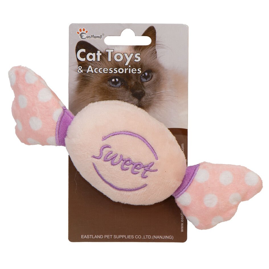 Eastland Catnipli Öten Peluş Şekerleme 18,5cm Kedi Oyuncağı