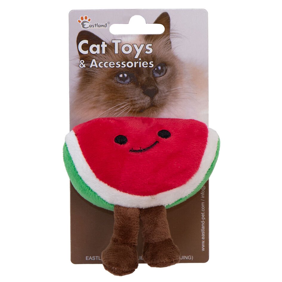 Eastland Catnipli Hışırtılı Peluş Karpuz 8,5cm Kedi Oyuncağı