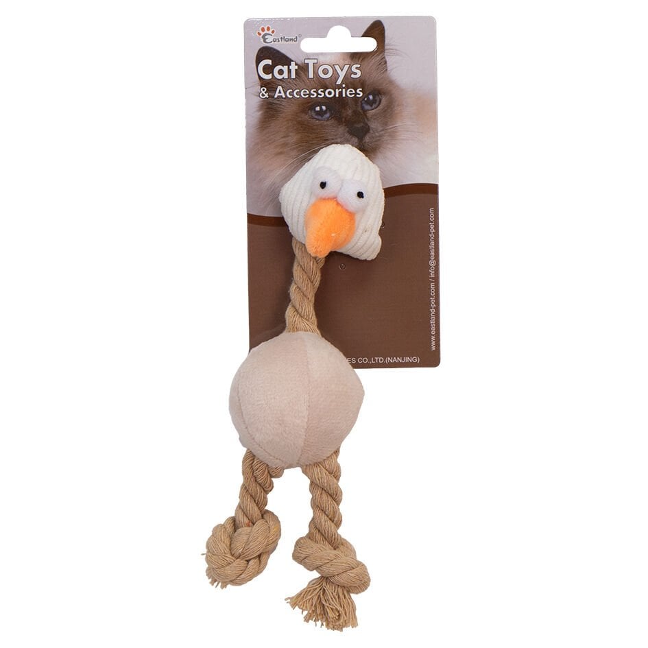 Eastland Catnipli Peluş Tavuk 20cm Kedi Oyuncağı