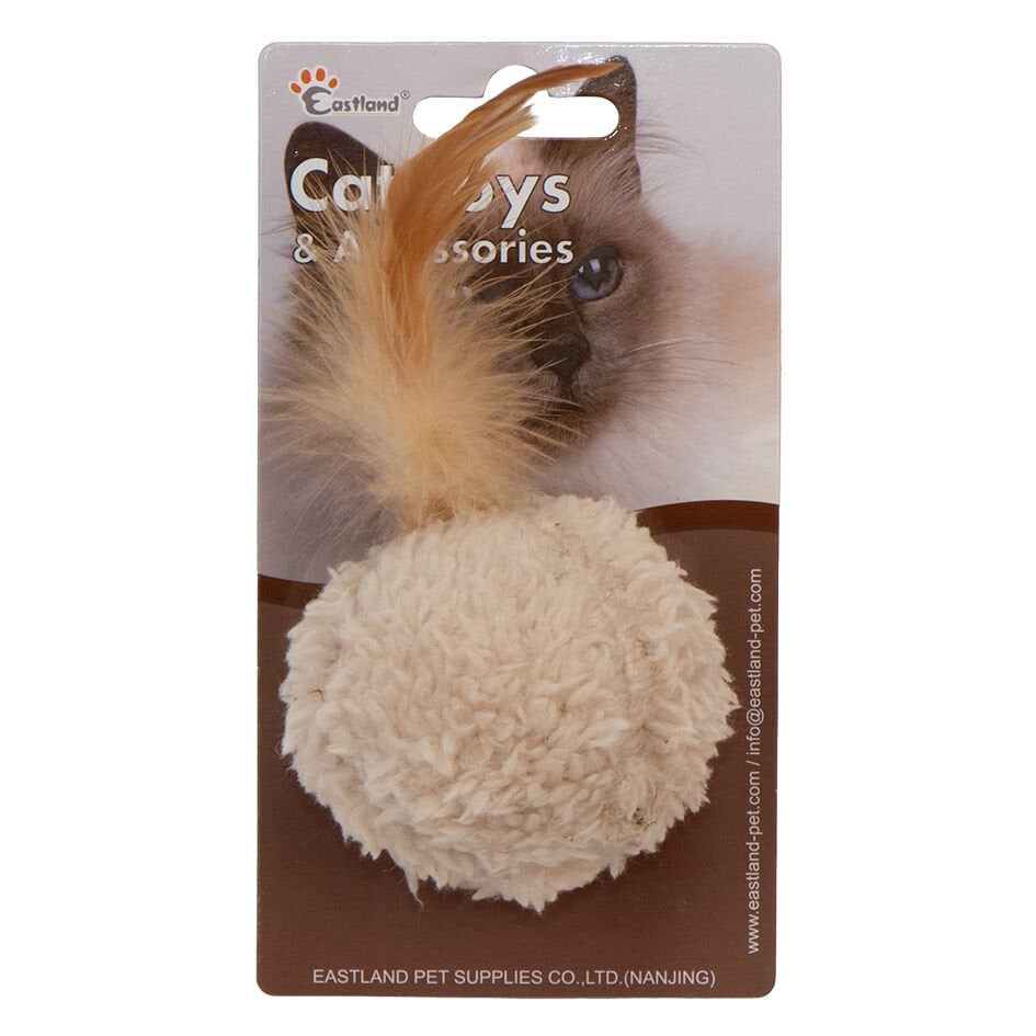 Eastland Catnipli Tüylü Keçe Top-çap 5cmm Kedi Oyuncağı