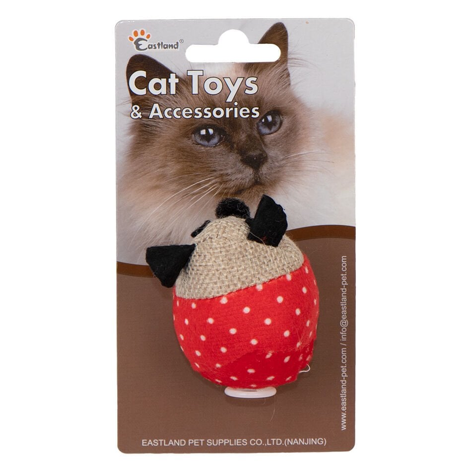 Eastland Titreyen Peluş Fare 5,5cm Kedi Oyuncağı