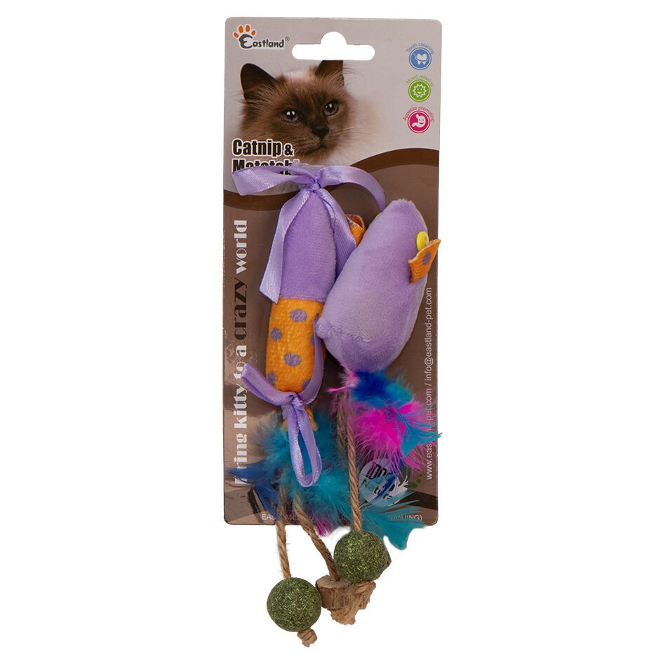 Eastland Matatabi Ve Catnipli Peluş Fare Ve Şekerli Kedi Oyuncağı