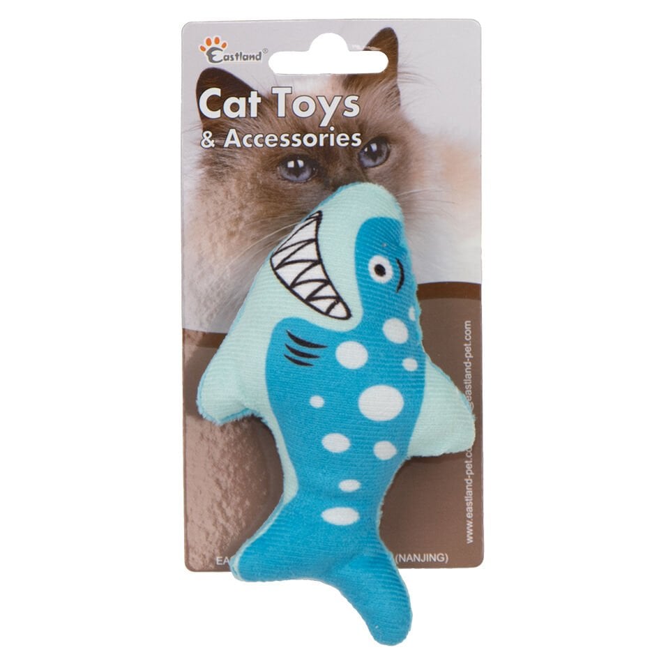 Eastland Kedi Otlu Öten Köpekbalığı 12,5cm Kedi Oyuncağı