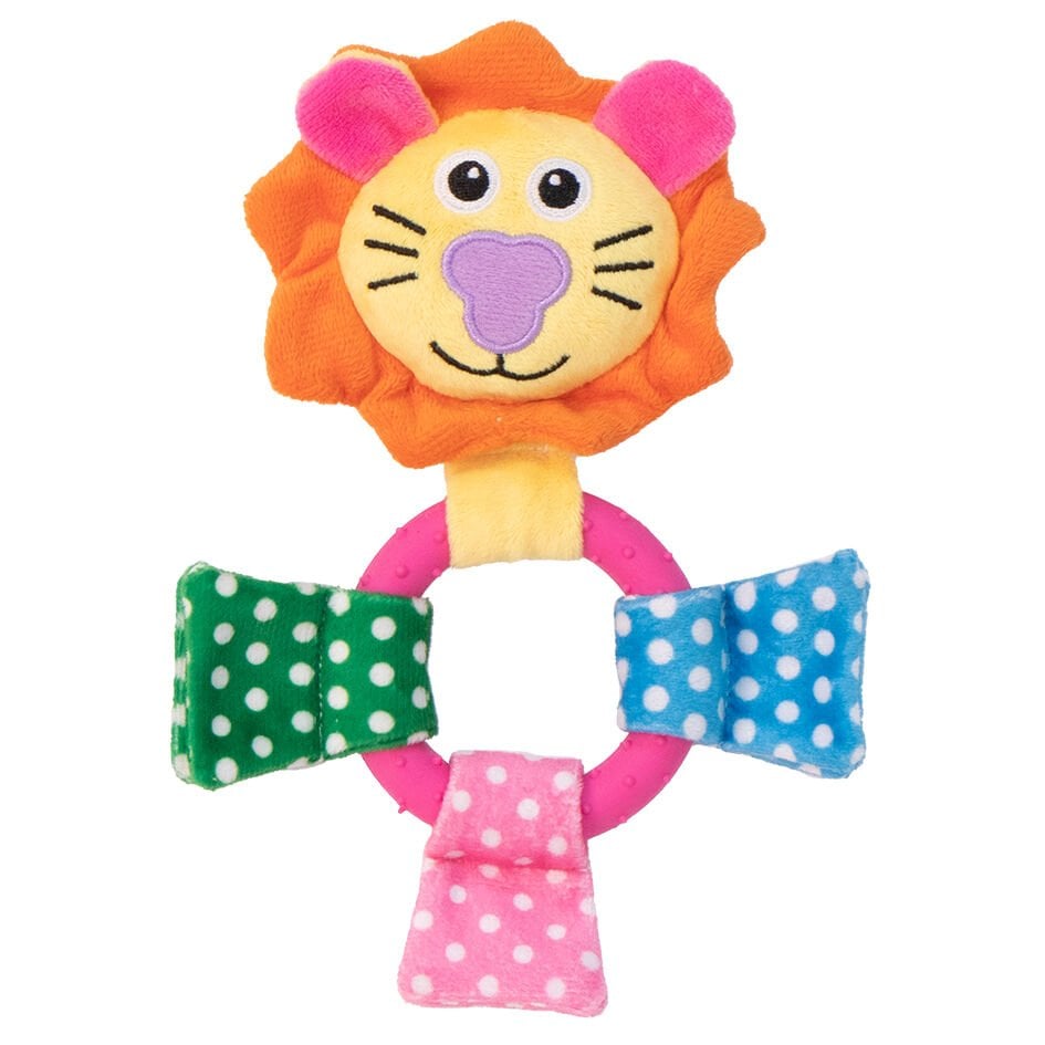 Eastland Lastik Halkalı Öten Peluş Aslan 20 Cm Köpek Oyuncağı