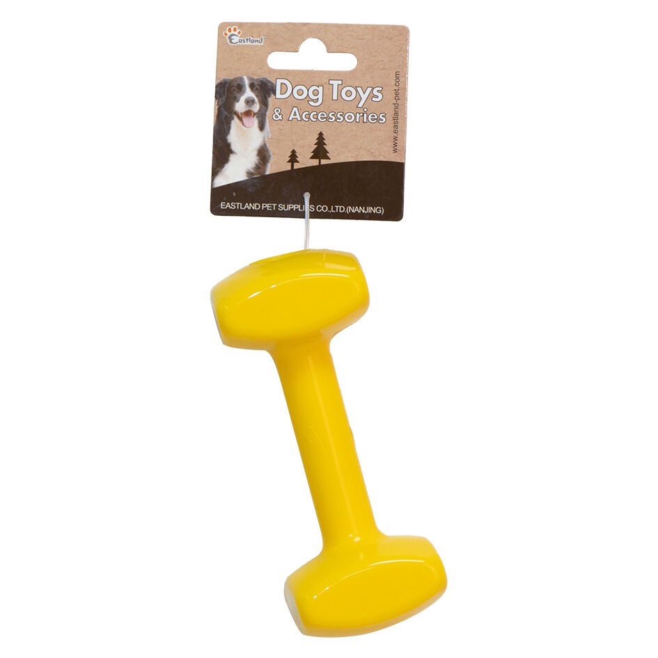 Eastland Ödül Hazneli Plastik Dambıl 14cm Köpek Oyuncağı