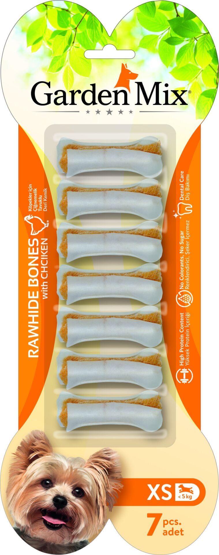 Garden Mıx Tavuklu Kemik 7li Xs 6.3 Cm 140gr