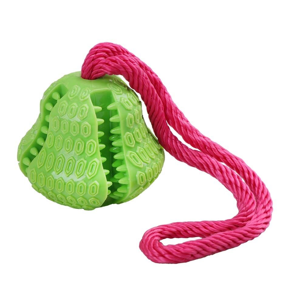 Eastland İpli Plastik Armut 8 Cm Köpek Oyuncağı