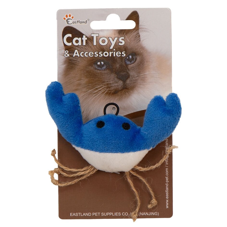 Eastland Catnipli Peluş Yengeç 11cm Kedi Oyuncağı