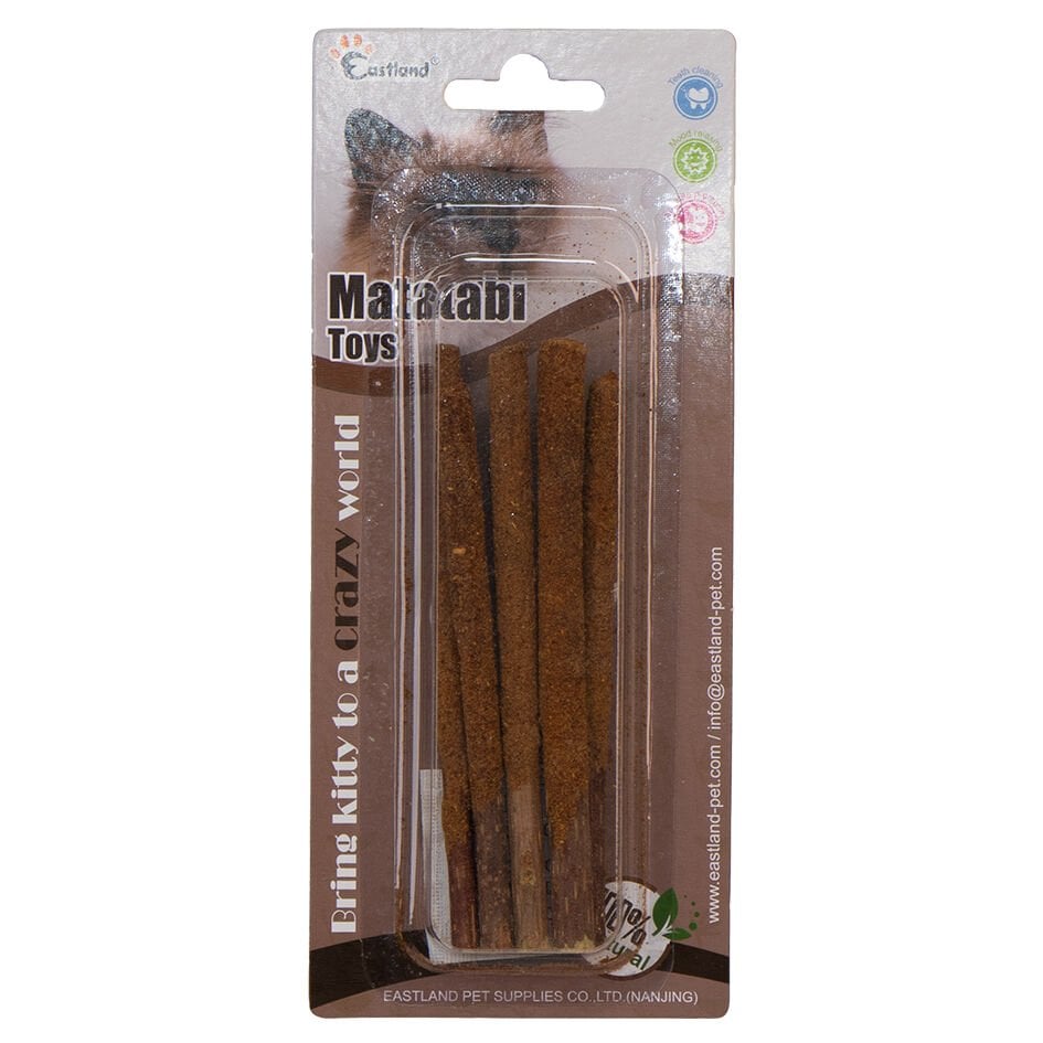 Eastland Meyve Aromalı Matatabi Çubukları 5'li Kedi Oyuncağı