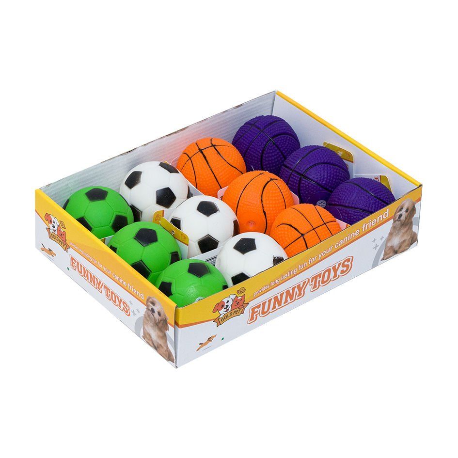 Eastland 12'li Köpek Plastik Top Seti Çap 7 Cm