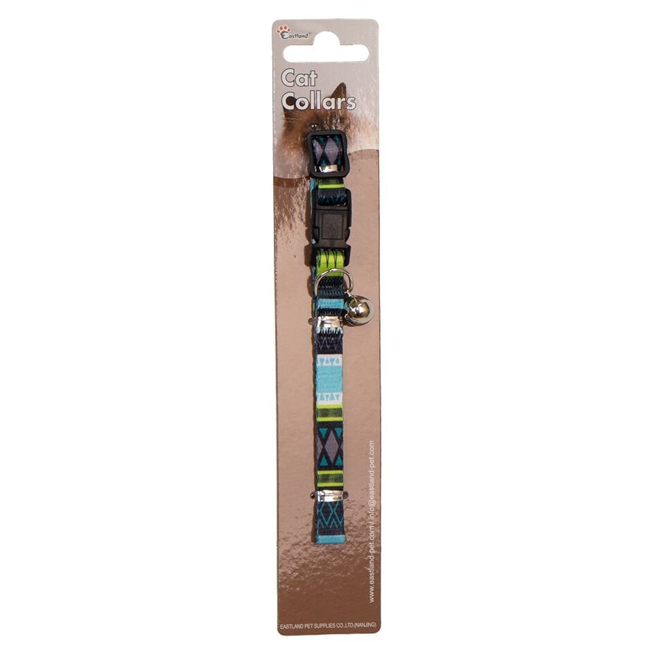 Eastland Klipsli Örgü Baskılı Kedi Tasması 22-30cm