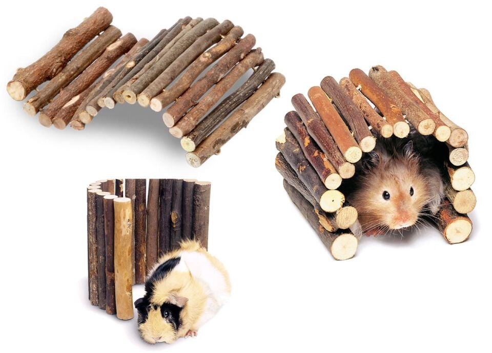 Karlıe Ahşap Kemirgen Köprüsü 13x21cm