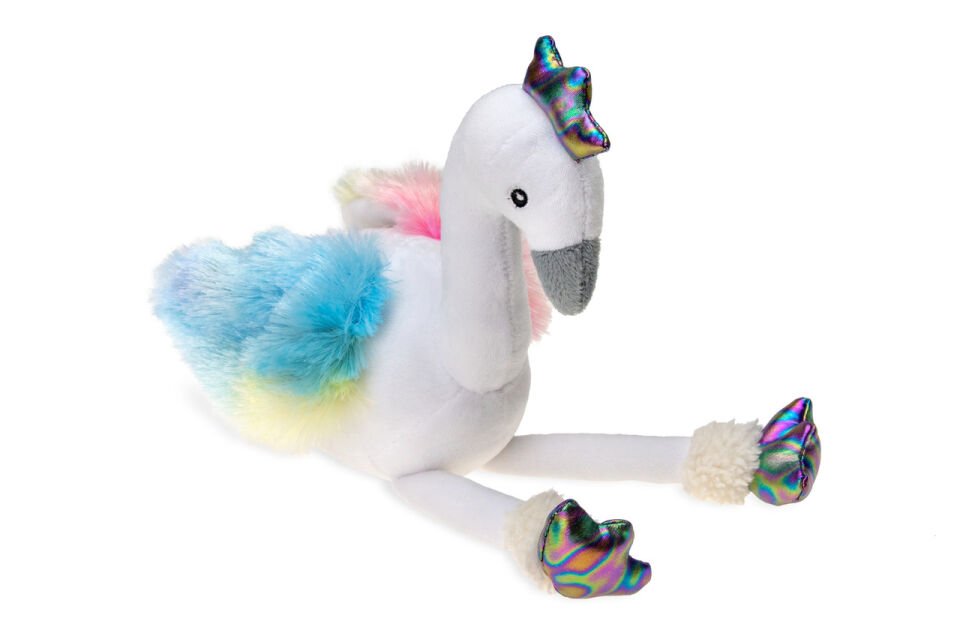 Karlıe Peluş Oyuncak Flamingo 33*18*20cm Gökkuşağı