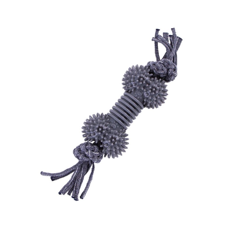 Eastland İpli Tpr Köpek Çiğneme Oyuncağı Dikenli 30cm Dikenli Kemik 30cm