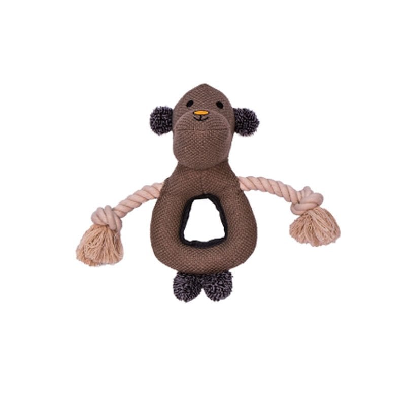 Eastland İpli Peluş Maymun 25.5cm Köpek Oyuncağı