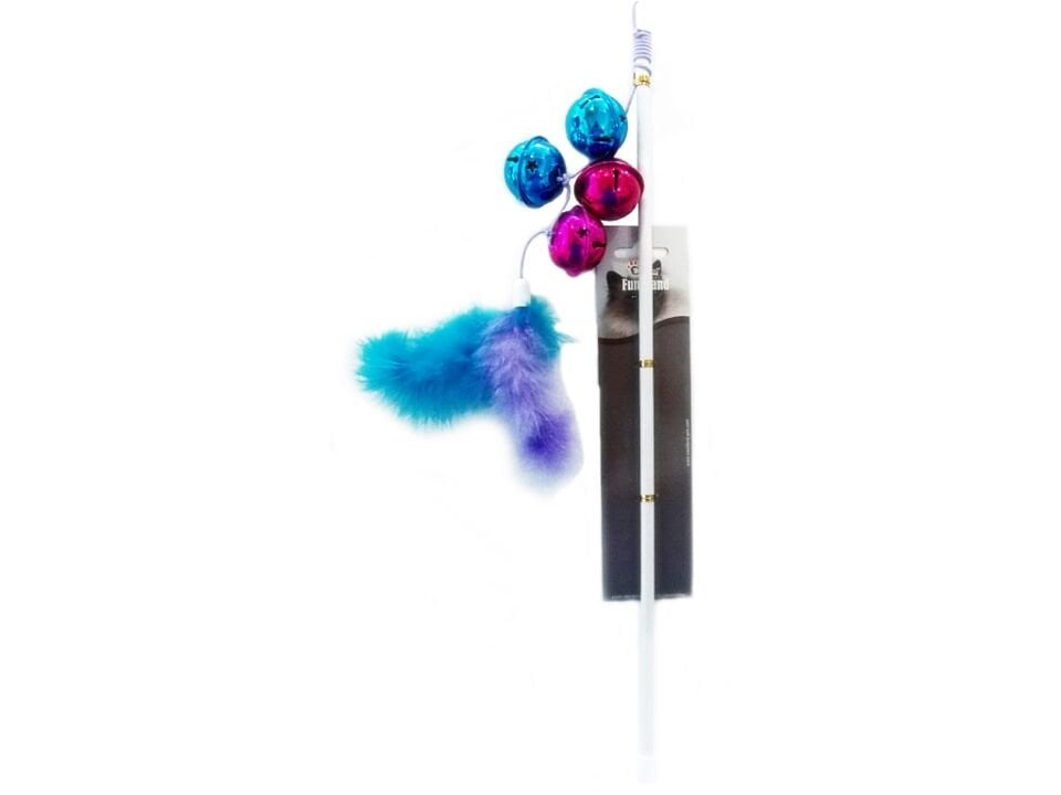 Eastland Kediolta Tüylü Mavi,mor 46 Cm Kedi Oyuncağı