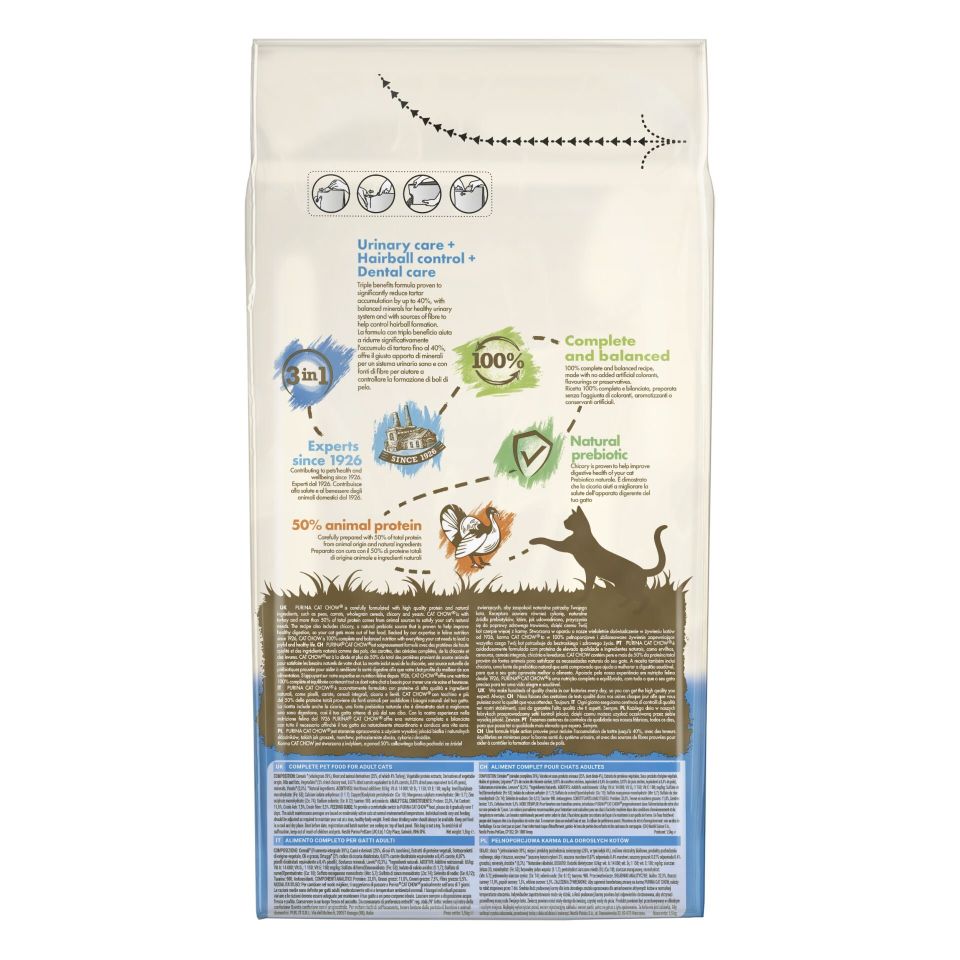 Purina Cat Chow 3 in 1 Hindili Yetişkin Kedi Maması 1.5 Kg