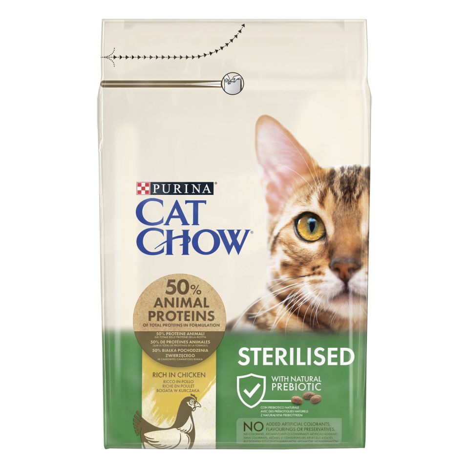 Purina Cat Chow Sterilised Tavuklu Kısırlaştırılmış Kedi Maması 3 Kg