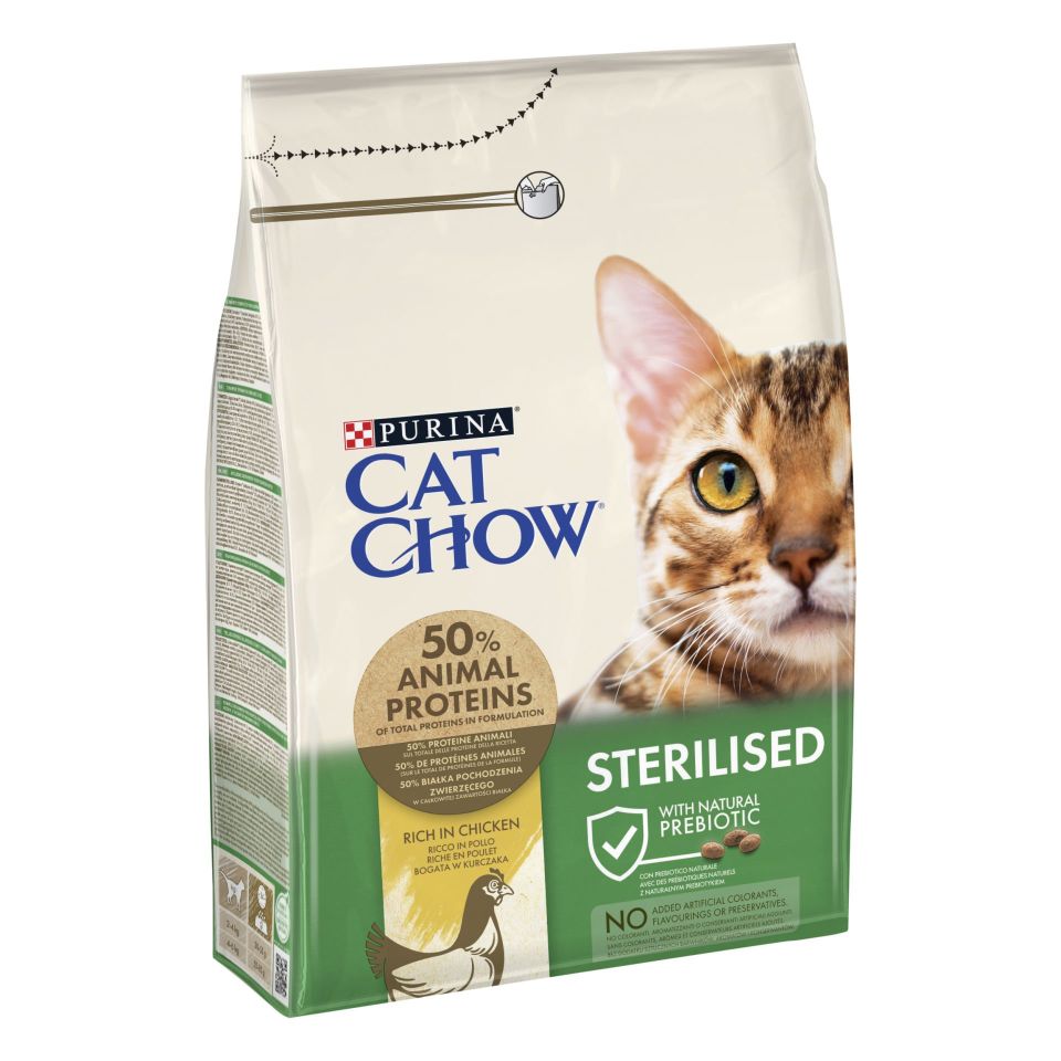 Purina Cat Chow Sterilised Tavuklu Kısırlaştırılmış Kedi Maması 3 Kg
