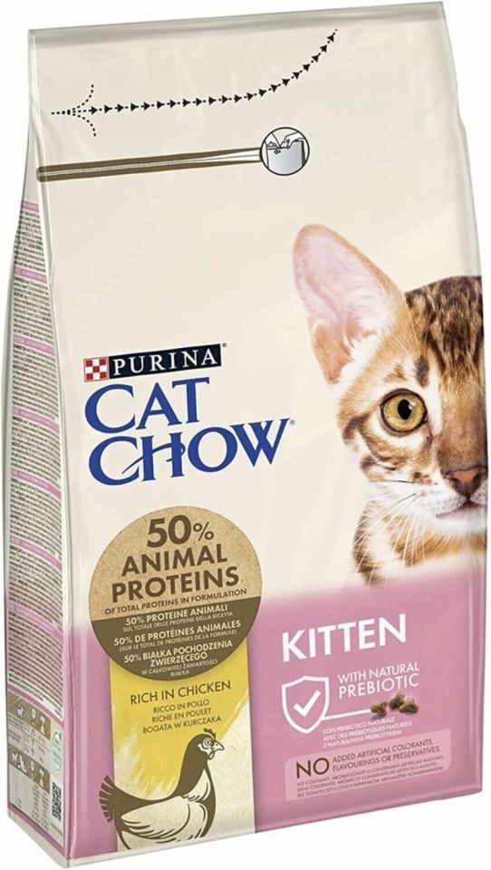 Purina Cat Chow Kitten Tavuklu Yavru Kedi Maması 1.5 Kg