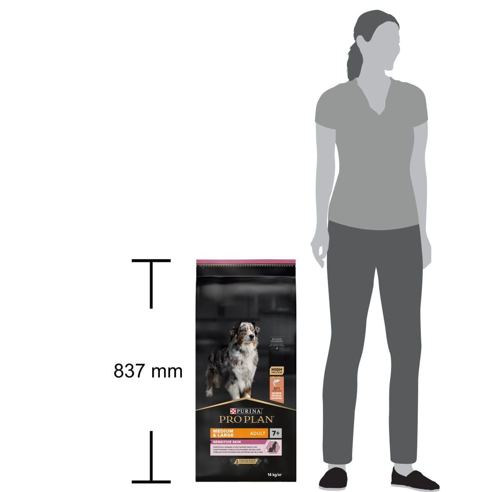 Pro Plan Senior Sensitive Somonlu Yaşlı +7 yaş Köpek Maması 14 Kg
