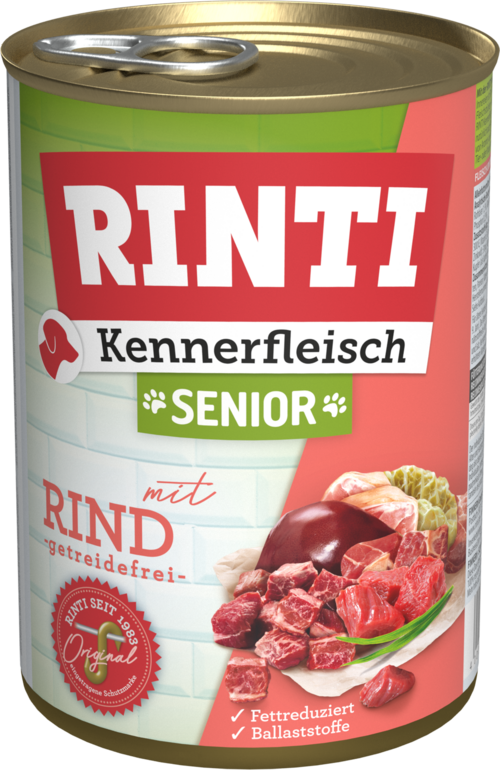 Rıntı Dana Etli Konserve Yaşlı Köpek Maması 400g