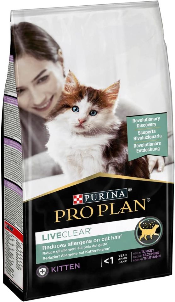 Pro Plan LiveClear Hindili Alerjen Azaltan Yavru Kedi Maması 1,4kg