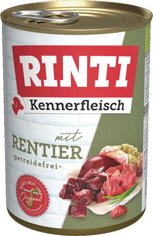 Rıntı Geyikli Konserve Köpek Maması 400g