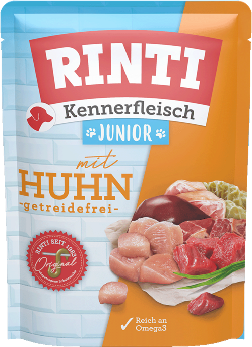 Rıntı Tavuklu Pouch Yavru Köpek Maması 400g