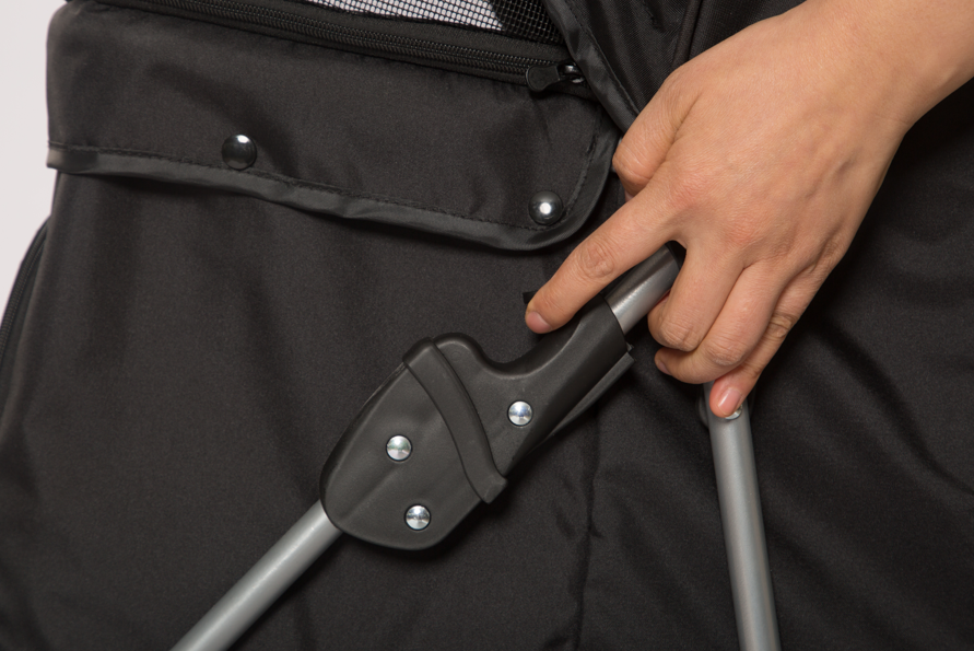 Tommy Evcil Hayvan Arabası Siyah 80.5*45.5*101 Max 15kg