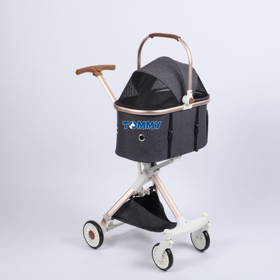 Tommy Evcil Hayvan Arabası Gold Füme 83*48.5* 110cm Max 10kg