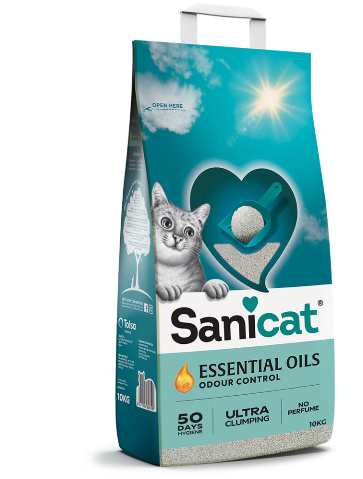 Sanicat Essential Oils Kokusuz Kedi Kumu 10 Kg