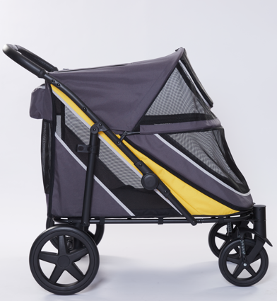 Tommy Evcil Hayvan Arabası Gri 112*65*100cm Max 40kg