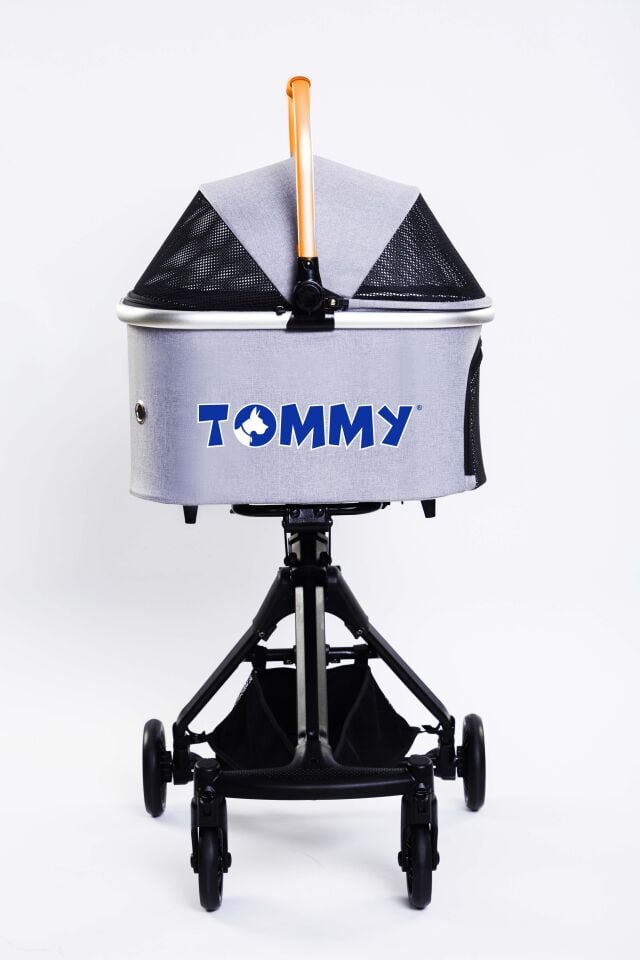 Tommy Evcil Hayvan Arabası Gold Gri 83*48.5* 110cm Max 10kg