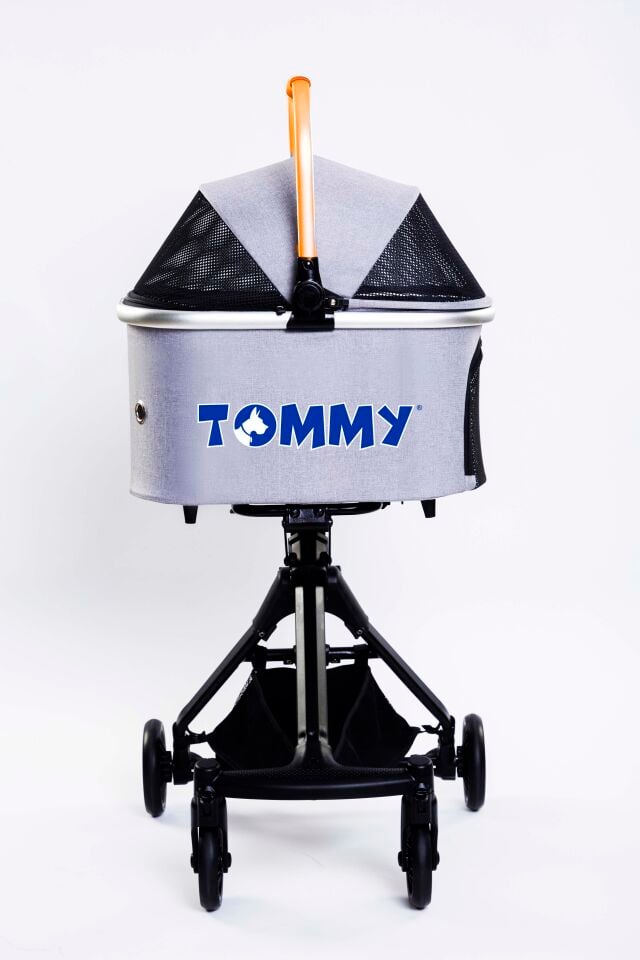 Tommy Evcil Hayvan Arabası Gold Gri 83*48.5* 110cm Max 10kg