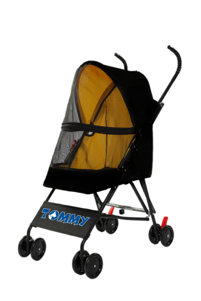 Tommy Evcil Hayvan Arabası Siyah 76.5*44*99cm Max 15kg