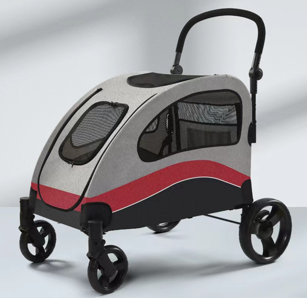 Tommy Evcil Hayvan Arabası Kırmızı 90*73*108cm Max 60kg