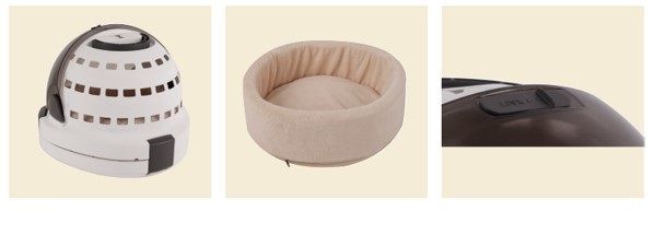 Aclıum Isıtıcılı Kapsül Kedi Evi