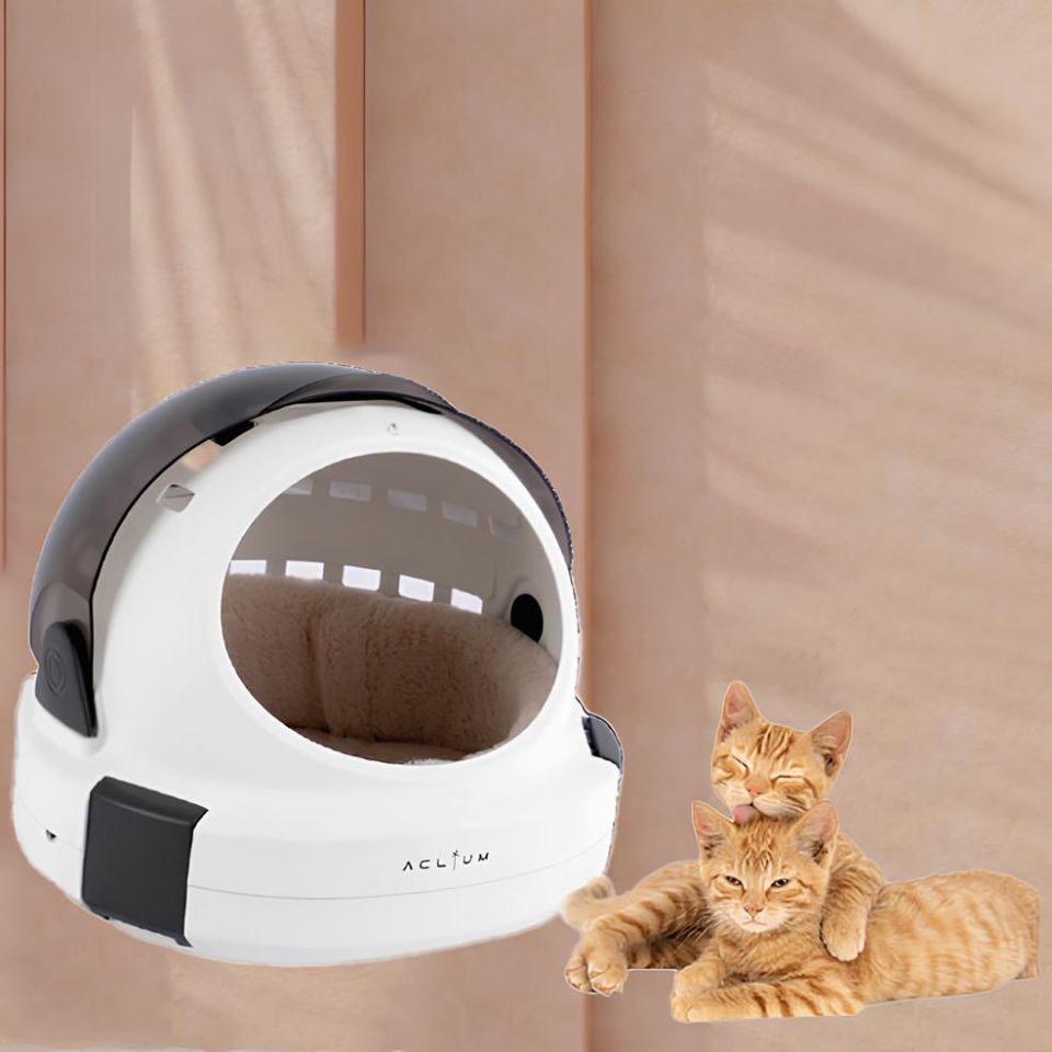 Aclıum Isıtıcılı Kapsül Kedi Evi